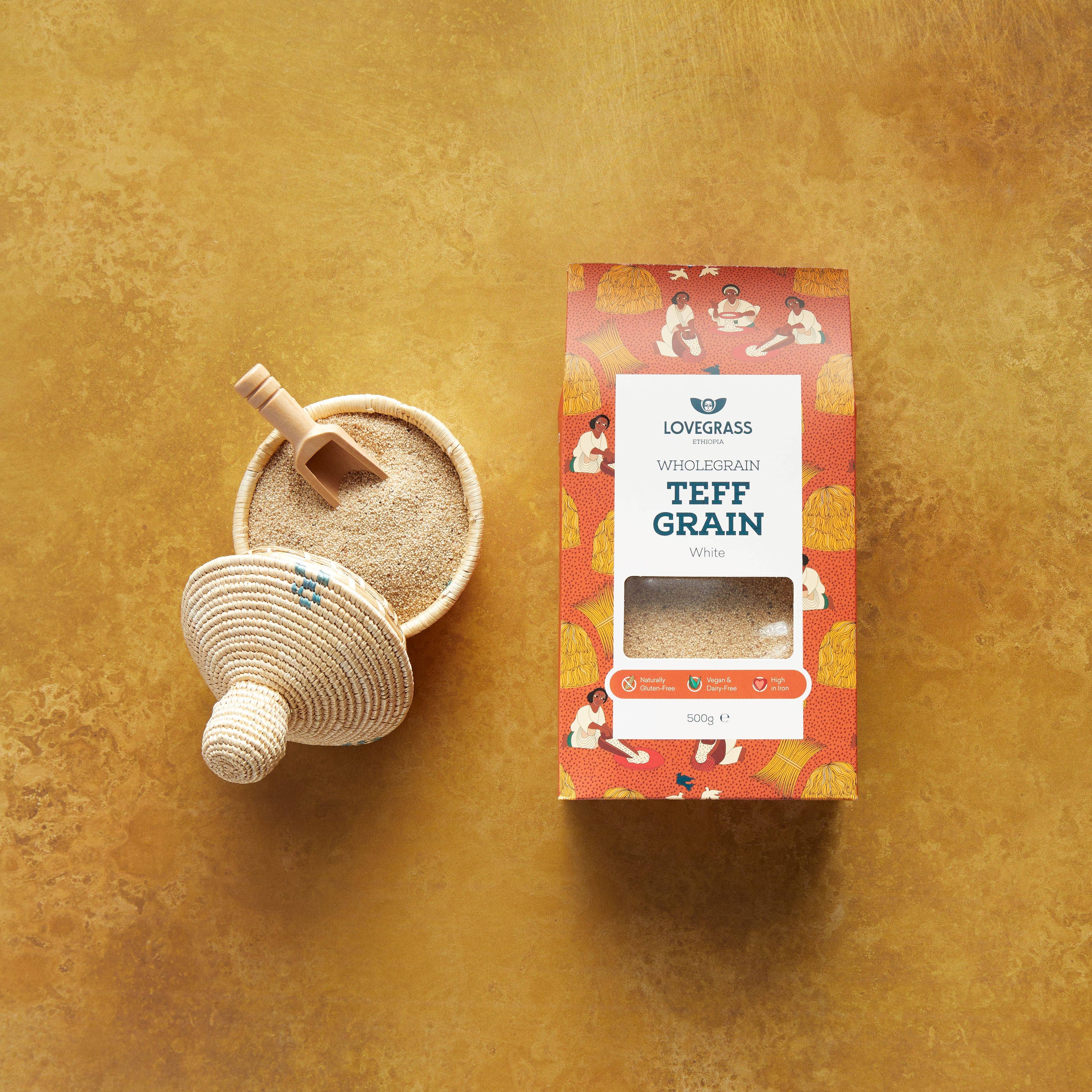 Lovegrass Ethiopia – Grain de teff blanc – 500g