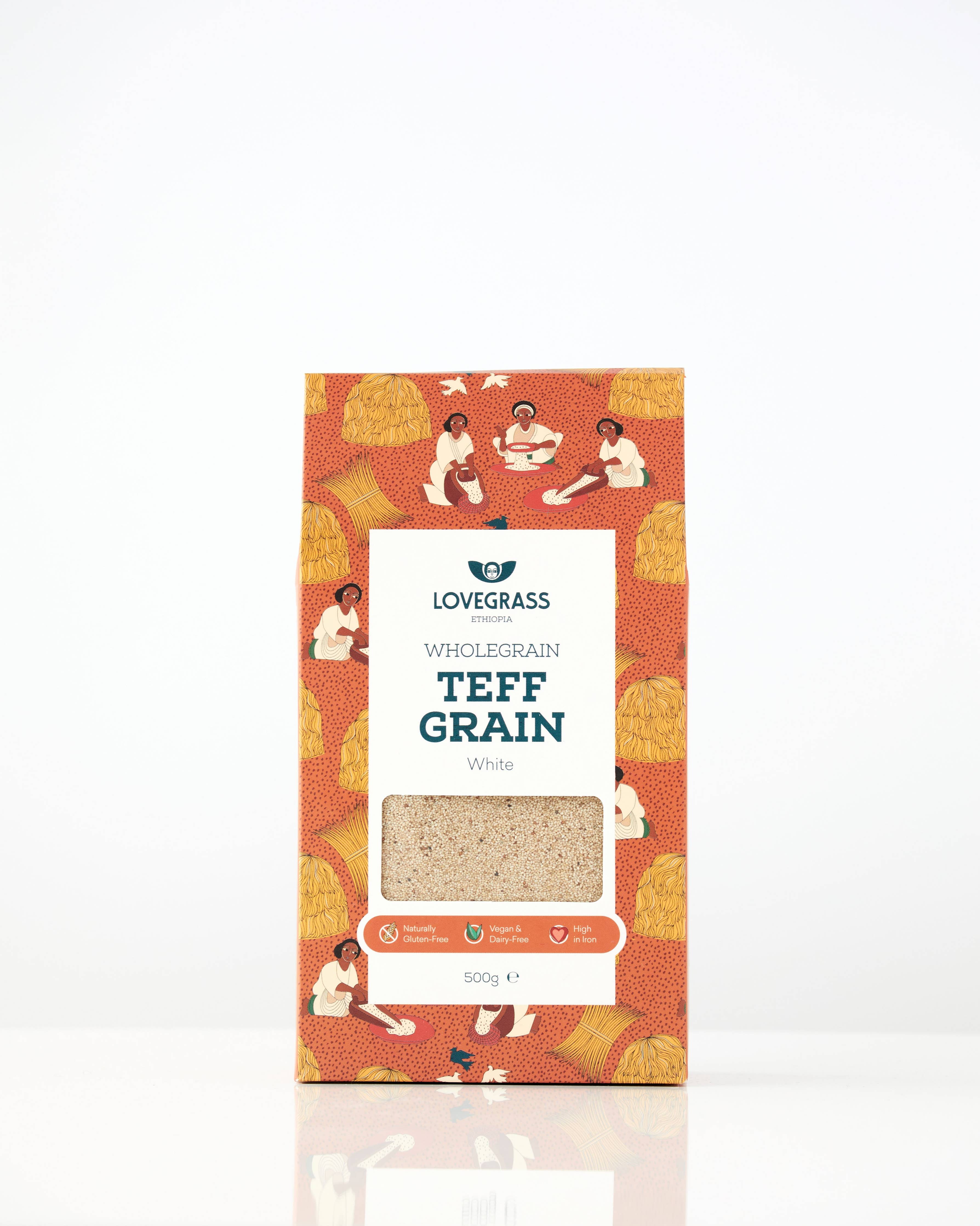 Lovegrass Ethiopia – Grain de teff blanc – 500g