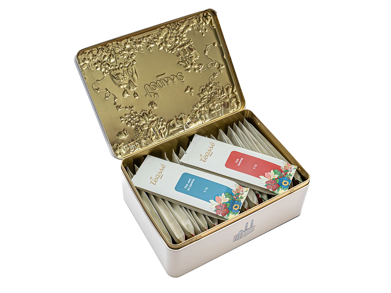 Teassé – Boîte métallique - Thés en feuilles entières
