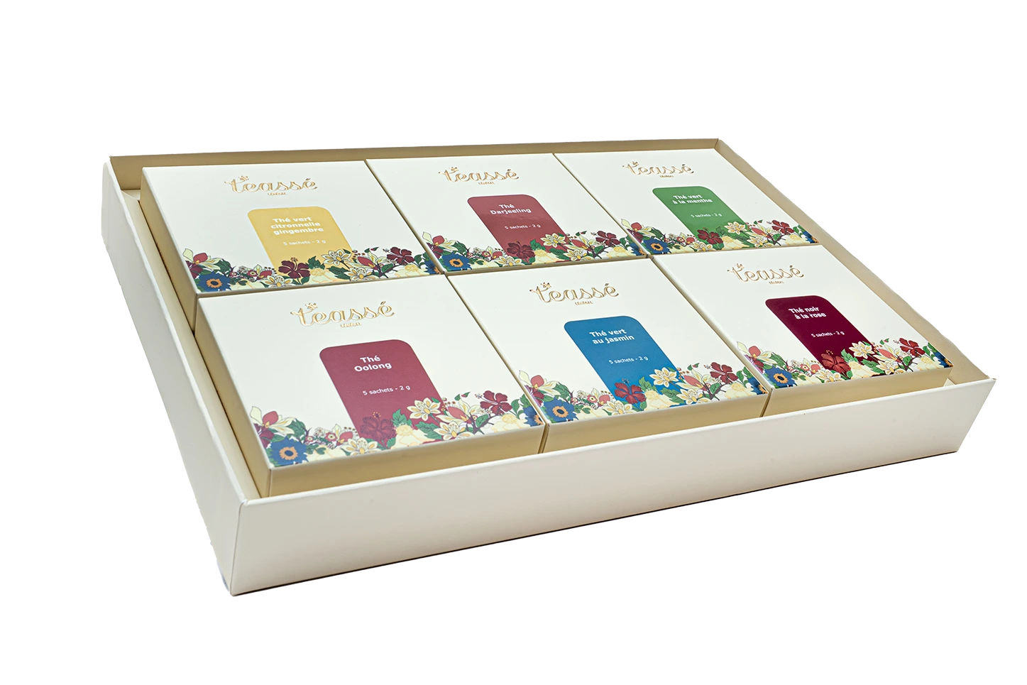 Teassé – Boîte carton - thés en sachets biodegradables