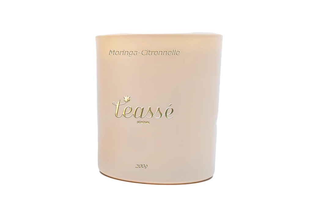 Teassé – Bougie Parfumée Moringa Citronelle | 200 g